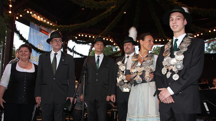 Bei der Proklamation zum Kronacher Freischießen. Foto: Veronika Schadeck