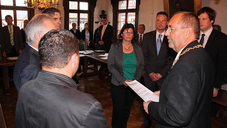 Vereidigung der neuen StadträteFoto: Matthias Einwag