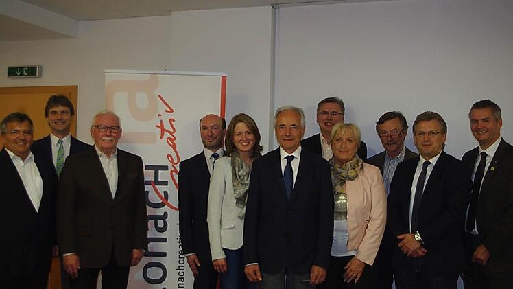Der neue Vorstand von "Kronach Creativ". Foto: Heike Schülein