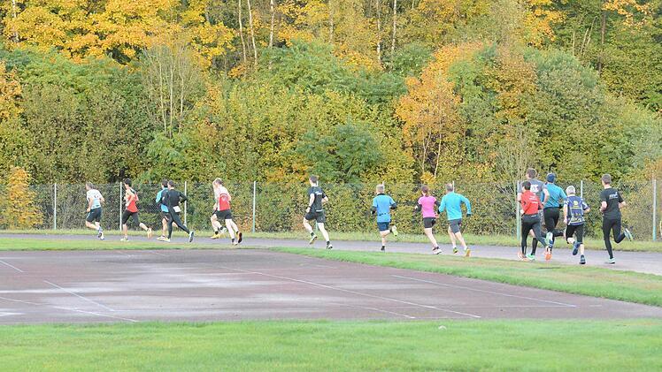 Weitere Impressionen vom "Run up the hill"-Lauf.  Foto: ssp
