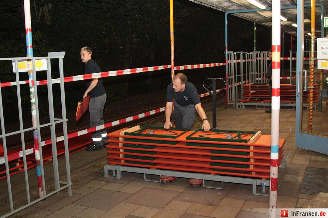 Flüchtlinge kommen in Nürnberg an