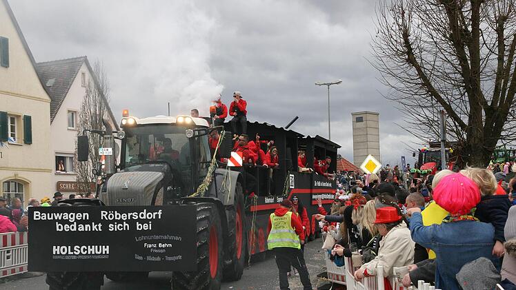 Beim Faschingszug in HirschaidWerner Baier