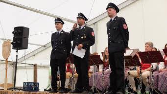 Impressionen vom Feuerwehr-Jubiläum in Steinach. Foto: Björn Hein