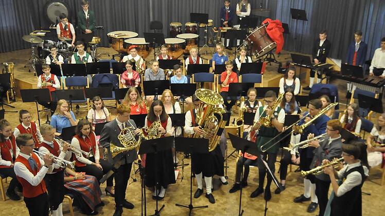 Abschlusskonzert der Unterfränkischen Bläserwoche in der Musikakademie Hammelburg.Peter Klopf