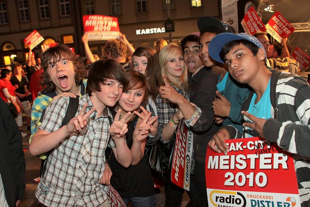 Meisterfeier Brose Baskets Bamberg Maxplatz