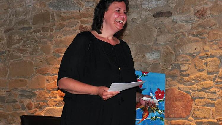 Silke Kasamas aus dem hessischen Babenhausen hatte für die Frauenlesenacht die Geschichte "Italienische Sommerfantasien" geschrieben.