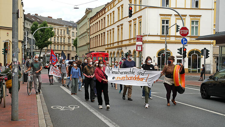Bamberg: Demo f&uuml;r Seenotrettung am 07.08.2021
