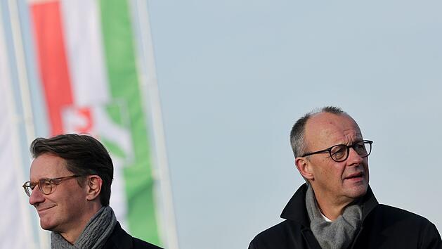 Hendrik W&uuml;st und Friedrich Merz