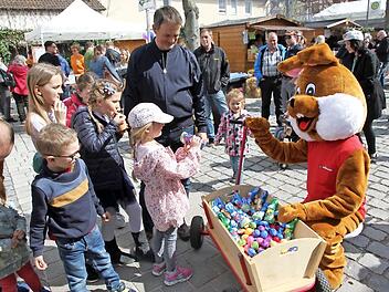 Auf dem Eggolsheimer Ostermarkt Foto: Mathias Erlwein