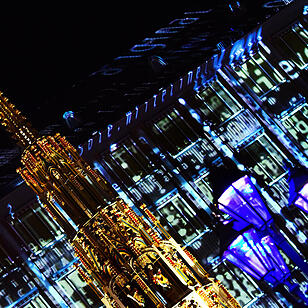 Impressionen der Blauen Nacht 2018 in Nürnberg