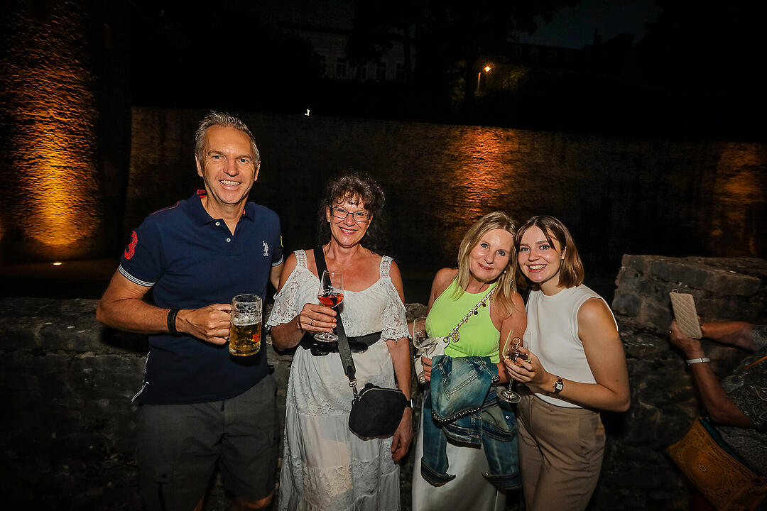 Beste Stimmung beim Stadtfest in Schweinfurt.