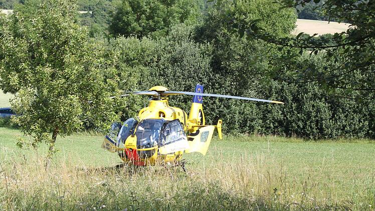 Ein junger Mann wurde am Dienstag bei einem Unfall auf der B287 schwerst verletzt. Foto: Thomas Mäuser