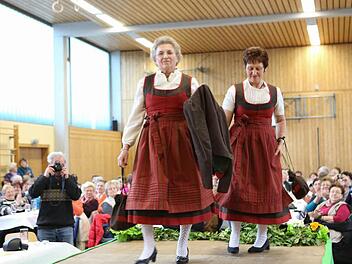 Der Höhepunkt des Landfrauentags ist immer die Modenschau am Ende.  alle Fotos: Barbara Herbst