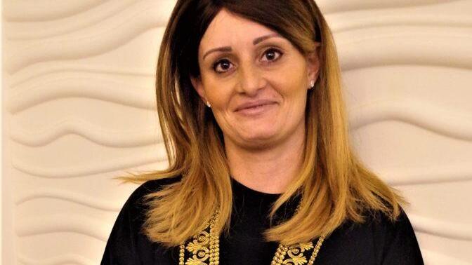 Ein Hauch von Exotik - Pinar Kilic, die die Gäste mit türkischem Kaffee und  Tee bediente.Gerd Fleischmann