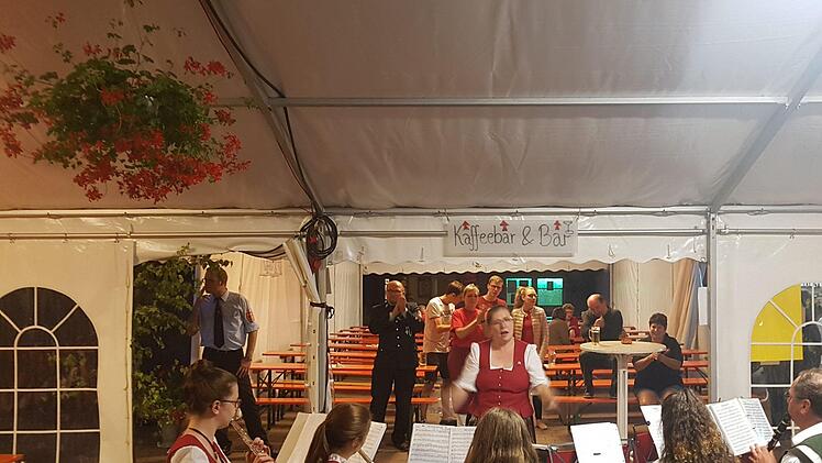 Auch bei Festen war die Wehr aktiv. Foto: Michael Hornung