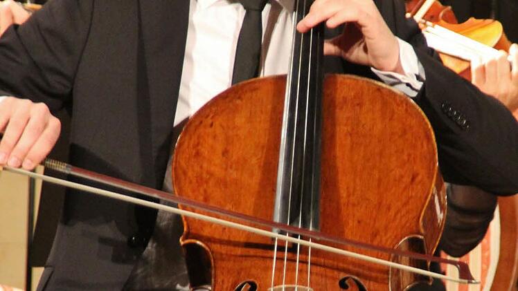 Der Star und sein Instrument. Foto: Werner Vogel