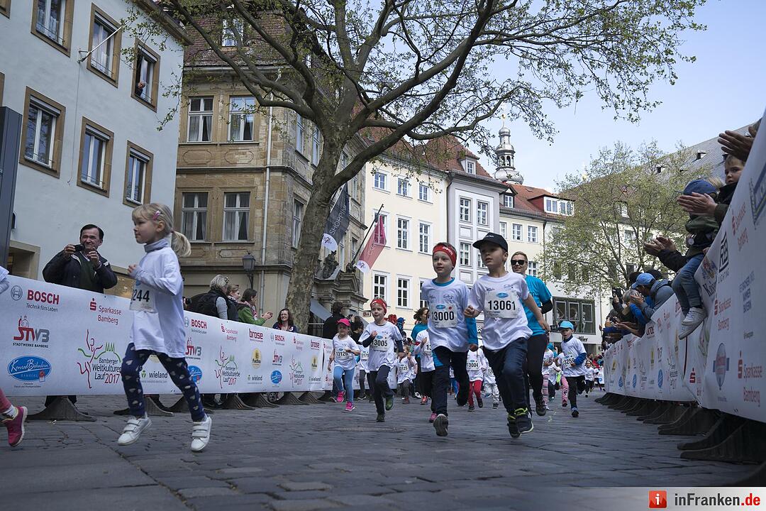 Weltkulturerbelauf in Bamberg: Der Böhnlein Bambini-Lauf 2017
