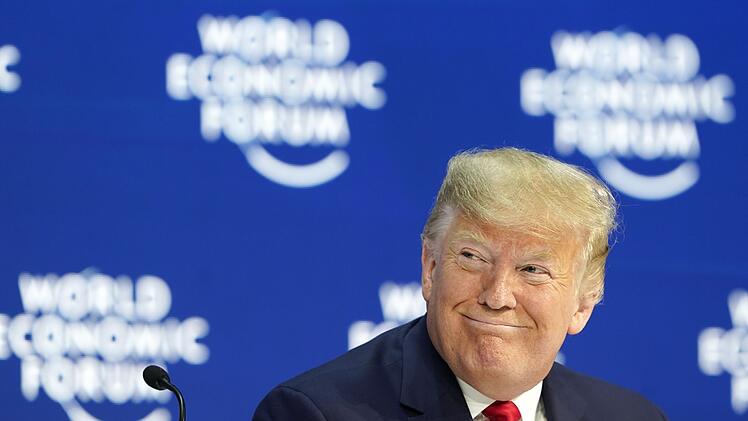 US-Pr&auml;sident Trump beim Weltwirtschaftsforum in Davos