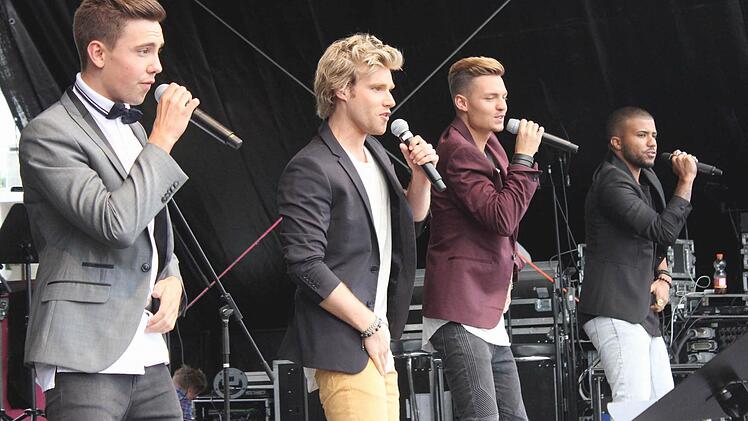 "Feuerherz" (von links): Sebastian, Matt, Karsten und Dominique.