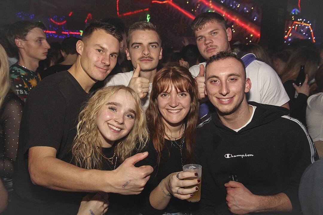 Partystimmung an Heiligabend