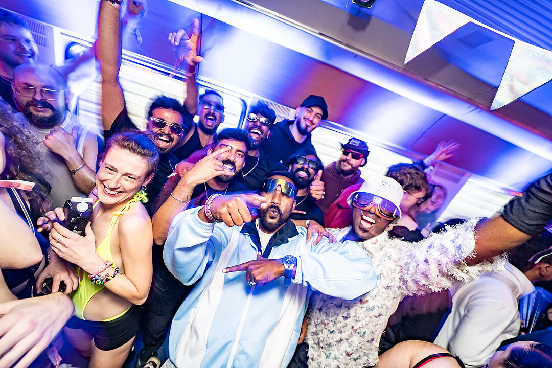 Die beste Party im Zug!