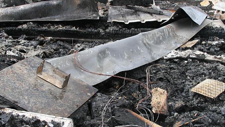 Die Schießanlage und alles, was zur Schießtechnik gehört, waren nicht versichert - auch nicht die Gewehre.