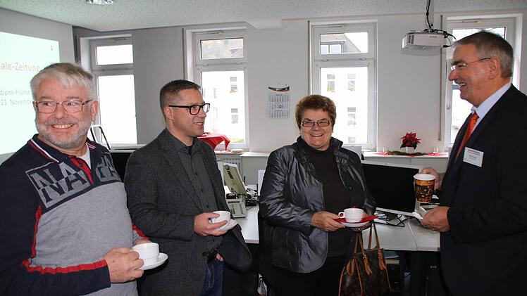 Eindrücke vom Redaktionsfrühstück der Saale-Zeitung. Foto: Ralf Ruppert