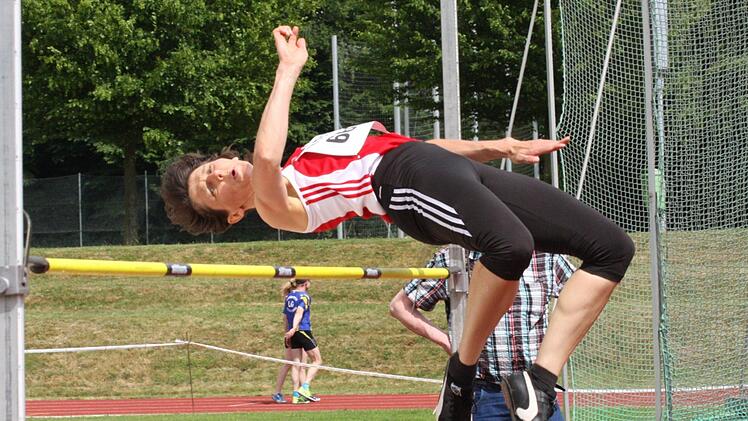 Iris Heid vom TSV Münnerstadt holte in Aarhus Bronze im Hochsprung.