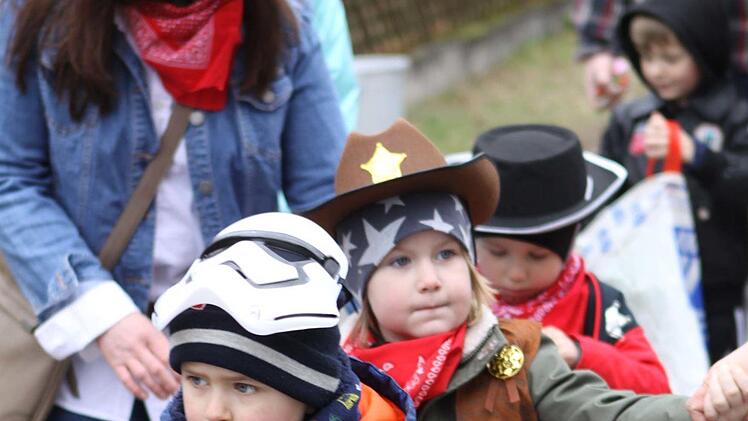 Faschingsumzug in Neukenroth. Foto: Michael Wunder