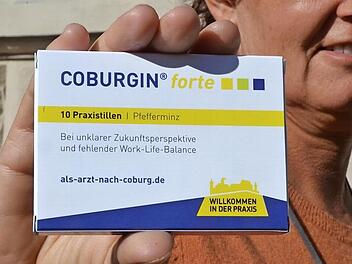 "Coburgin forte" hat eine gewünschte Nebenwirkung. Es soll Ärzte süchtig machen, im Coburger Land zu arbeiten. Fotos: Rainer Lutz