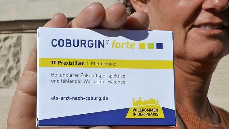 "Coburgin forte" hat eine gewünschte Nebenwirkung. Es soll Ärzte süchtig machen, im Coburger Land zu arbeiten. Fotos: Rainer Lutz