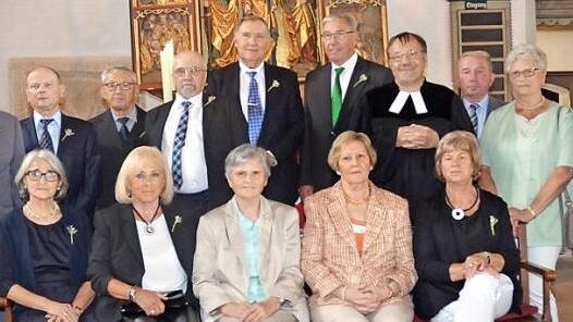 Diamantene Konfirmation feierten diese Jubilare.