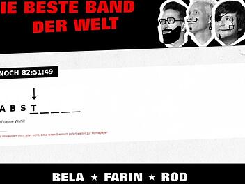 Stehen die &Auml;rzte vor dem Abschied? Ein R&auml;tsel auf ihrer Internetseite befeuerte die Spekulationen. Jetzt gibt es Klarheit. Bild: Die &Auml;rzte/Screenshot
