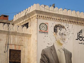 Bild des früheren syrischen Präsidenten Baschar al-Assad