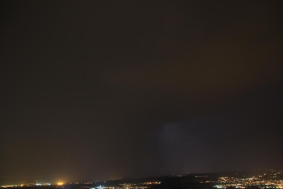 Blitz und Donner über Franken