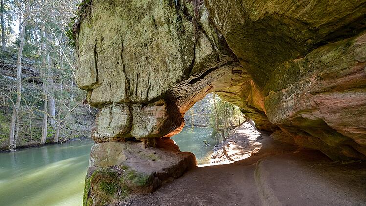 Die Schwarzachklamm im N&uuml;rnberger Land steht bereits seit 1936 unter Naturschutz.