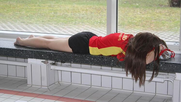 24-Stunden-Schwimmen im Kulmbacher Hallenbad Foto: Sonja Adam