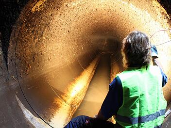 Für einen Anschluss an das Bad Brückenauer Abwassernetz müsste ein neuer Kanal gebaut werden. Foto: Archiv/Ulrike Müller
