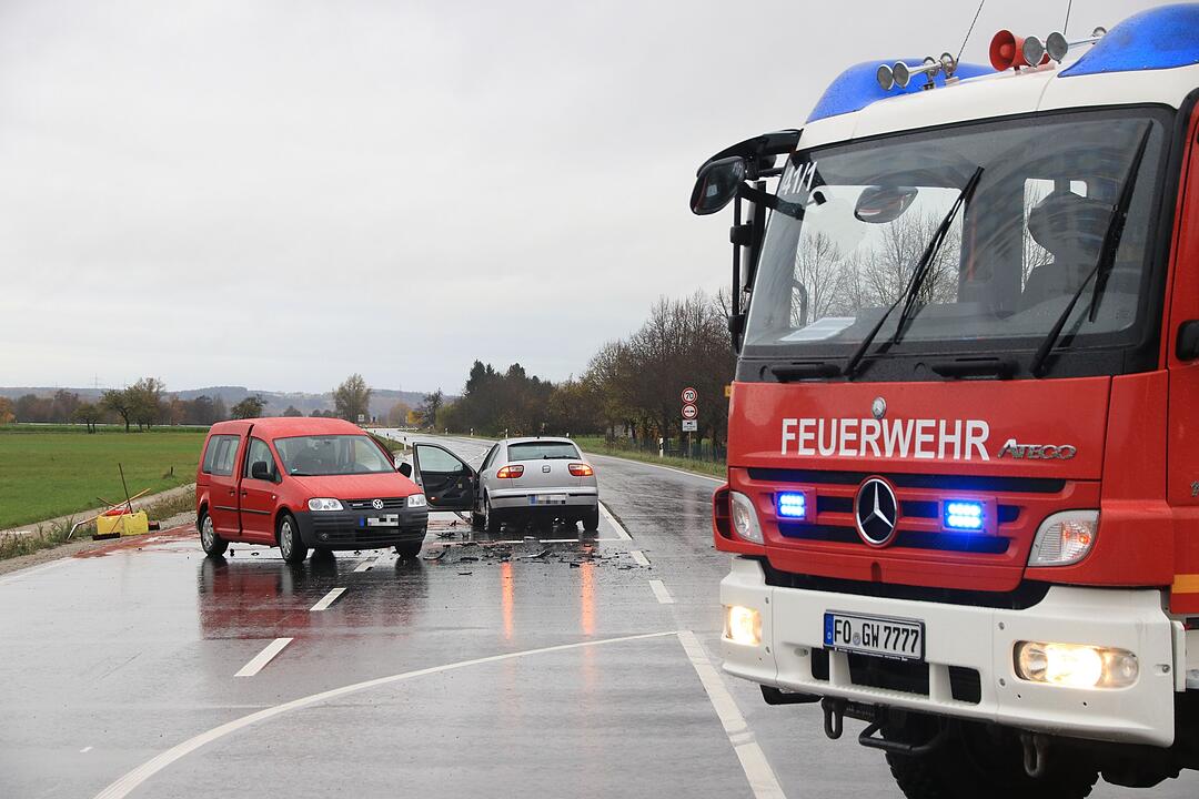Mehrere Verletzte bei Unfall auf B470