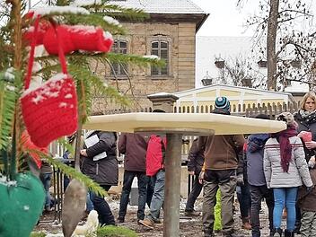 Die Barockanlage von Schloss Burgpreppach bietet den dekorativen Hintergrund f&uuml;r das Budendorf.