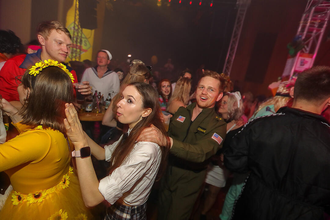 Beste Partystimmung in der Stadthalle