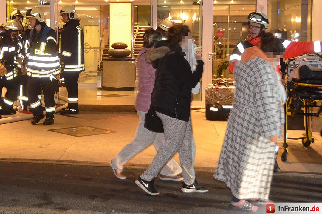Hotelbrand in Bad Kissingen: 130 Gäste evakuiert