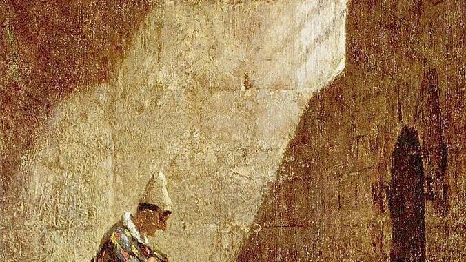 Carl Spitzweg, Aschermittwoch - Einkerkerung des Narren, 1855-60