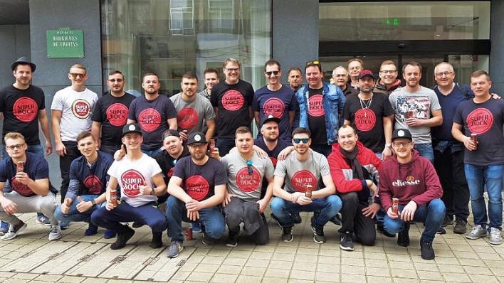Der jüngste Trip des FC Frankenwald führte nach Portugal. Die Truppe besuchte auch das Estádio Municipal de Braga.  Foto: privat