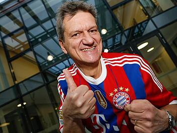 Wolfgang Zebisch, Präsident des FC Bayern-Fanclub "Echte Freunde" Hirschaid, freut sich auf den Bundesliga-Rückrundenstart.  Foto: Matthias Hoch