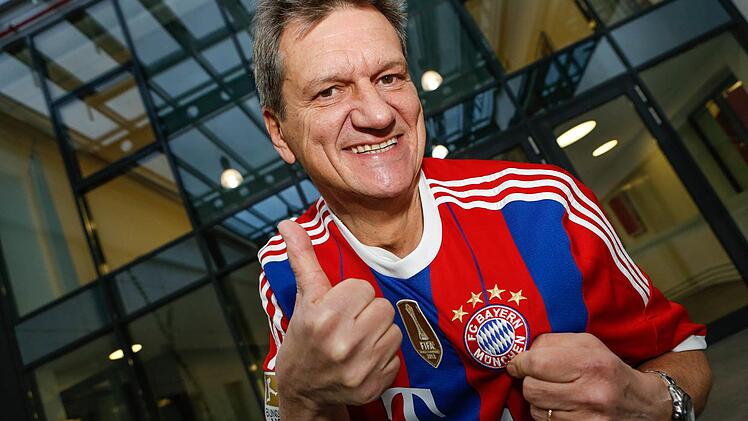 Wolfgang Zebisch, Präsident des FC Bayern-Fanclub "Echte Freunde" Hirschaid, freut sich auf den Bundesliga-Rückrundenstart.  Foto: Matthias Hoch