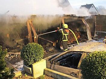 Rund 60 000 Euro Schaden entstanden bei einem Brand in Waldsachsen. Foto: Michael Stelzner