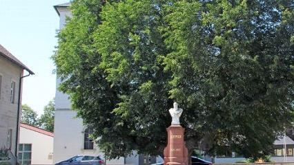 Im Jahr 1913 errichtete der aus Wustviel stammende Baumeister Georg Börtlein ein Denkmal zu Ehren des bayerischen Prinzregenten Luitpold.