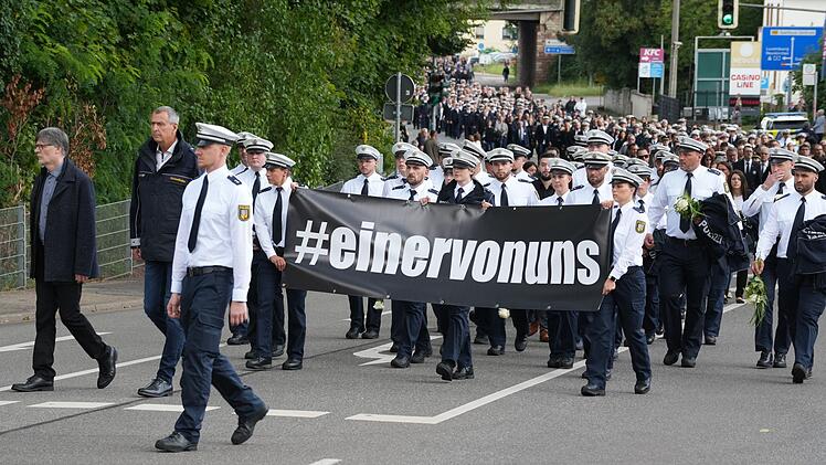 Trauerfeier für erschossenen Polizisten
