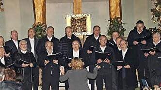 ... der Männerchor der "Sängerlust" und ...